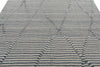 8x10 Gray and Beige Anatolian Tribal Rug
