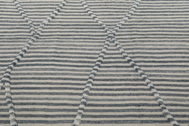8x10 Gray and Beige Anatolian Tribal Rug