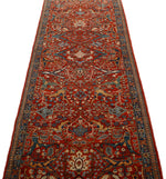 3x12 Burgundy and Navy Anatolian Traditional Runner