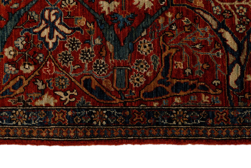 3x12 Burgundy and Navy Anatolian Traditional Runner