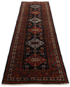 3x10 Navy and Red Traditional Runner