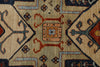 8x10 Navy and Multicolor Traditional Rug
