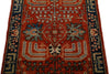 3x4 Rust and Navy Anatolian Traditional Rug
