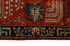 3x4 Rust and Navy Anatolian Traditional Rug