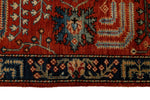 3x4 Rust and Navy Anatolian Traditional Rug