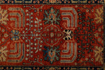 3x4 Rust and Navy Anatolian Traditional Rug