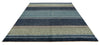 8x10 Navy and Multicolor Anatolian Tribal Rug