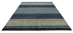 8x10 Navy and Multicolor Anatolian Tribal Rug