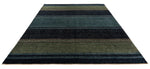 8x10 Navy and Multicolor Anatolian Tribal Rug