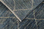8x10 Light Blue and Beige Anatolian Traditional Rug