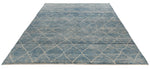 8x10 Light Blue and Beige Anatolian Traditional Rug