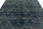 8x10 Light Blue and Beige Anatolian Traditional Rug