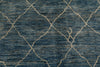 8x10 Light Blue and Beige Anatolian Traditional Rug