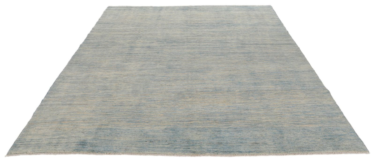 8x9 Ivory and Blue Anatolian Traditional Rug