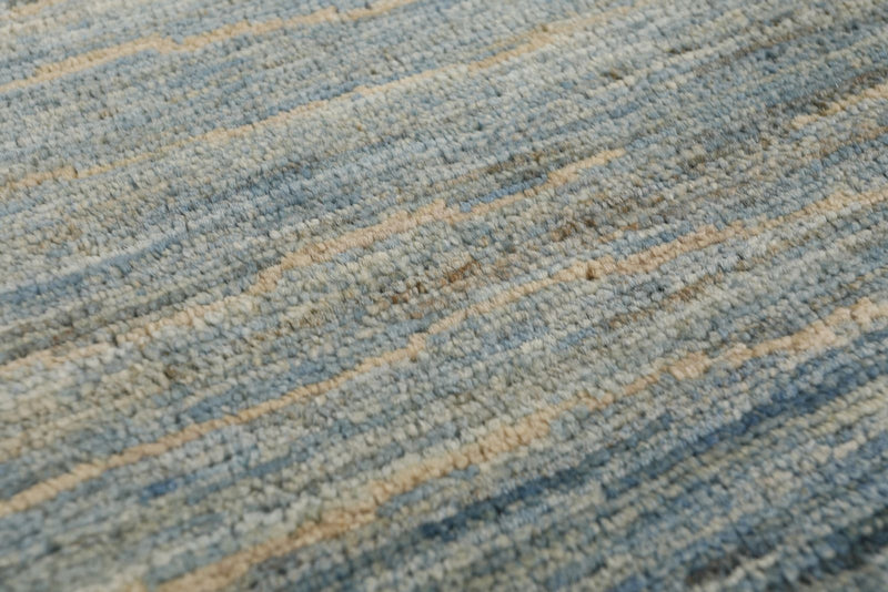8x9 Ivory and Blue Anatolian Traditional Rug