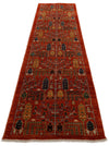 3x10 Rust and Multicolor Anatolian Traditional Runner