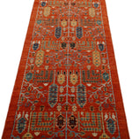 3x10 Rust and Multicolor Anatolian Traditional Runner