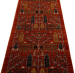 3x10 Rust and Multicolor Anatolian Traditional Runner