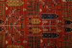 3x10 Rust and Multicolor Anatolian Traditional Runner