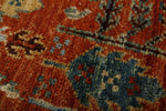 3x10 Rust and Multicolor Anatolian Traditional Runner