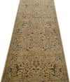 3x20 Ivory and Blue Anatolian Traditional Rug