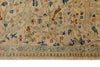 3x20 Ivory and Blue Anatolian Traditional Rug
