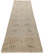 3x10 Beige and Green Anatolian Traditional Runner