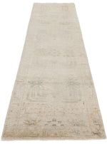 3x10 Beige and Green Anatolian Traditional Runner