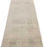 3x10 Beige and Green Anatolian Traditional Runner