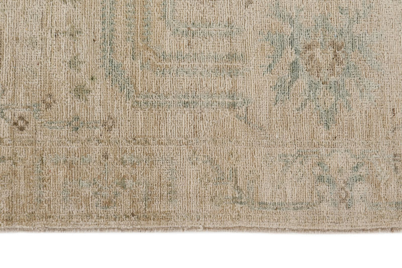 3x10 Beige and Green Anatolian Traditional Runner