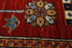 3x10 Burgundy and Navy Traditional Runner