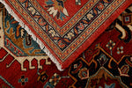 3x10 Burgundy and Navy Traditional Runner