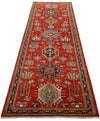 3x10 Burgundy and Navy Traditional Runner
