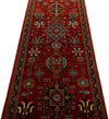 3x10 Burgundy and Navy Traditional Runner