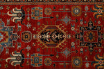 3x10 Burgundy and Navy Traditional Runner