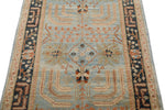 3x5 Blue and Charcoal Anatolian Traditional Rug