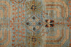 3x5 Blue and Charcoal Anatolian Traditional Rug