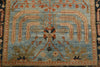 3x5 Blue and Charcoal Anatolian Traditional Rug