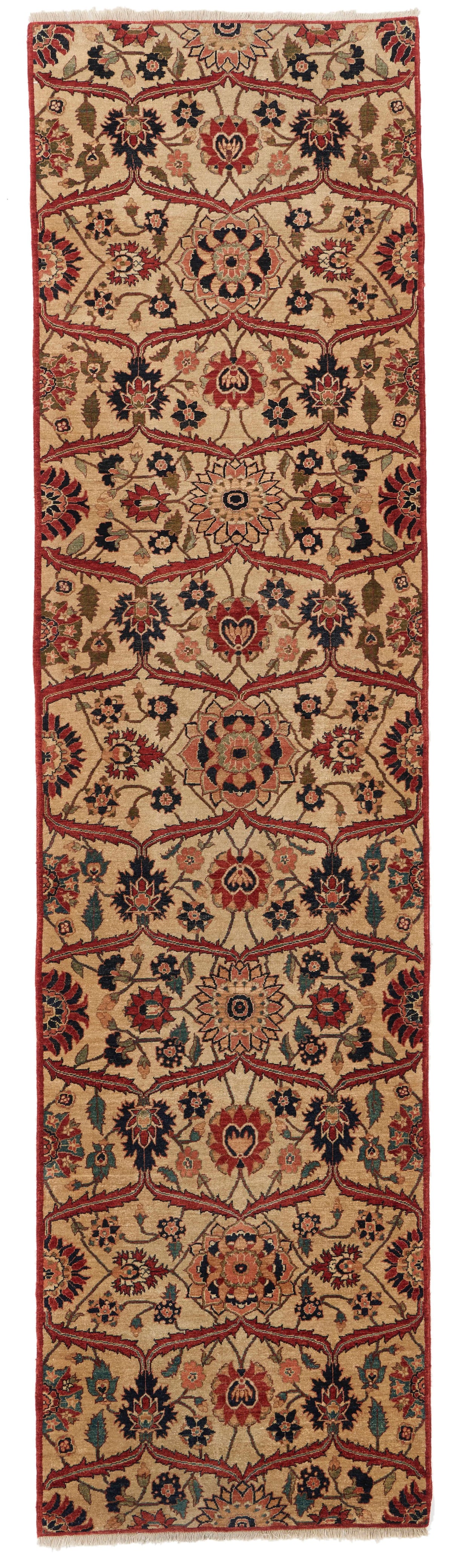 3x13 Brown and Multicolor Anatolian Traditional Runner