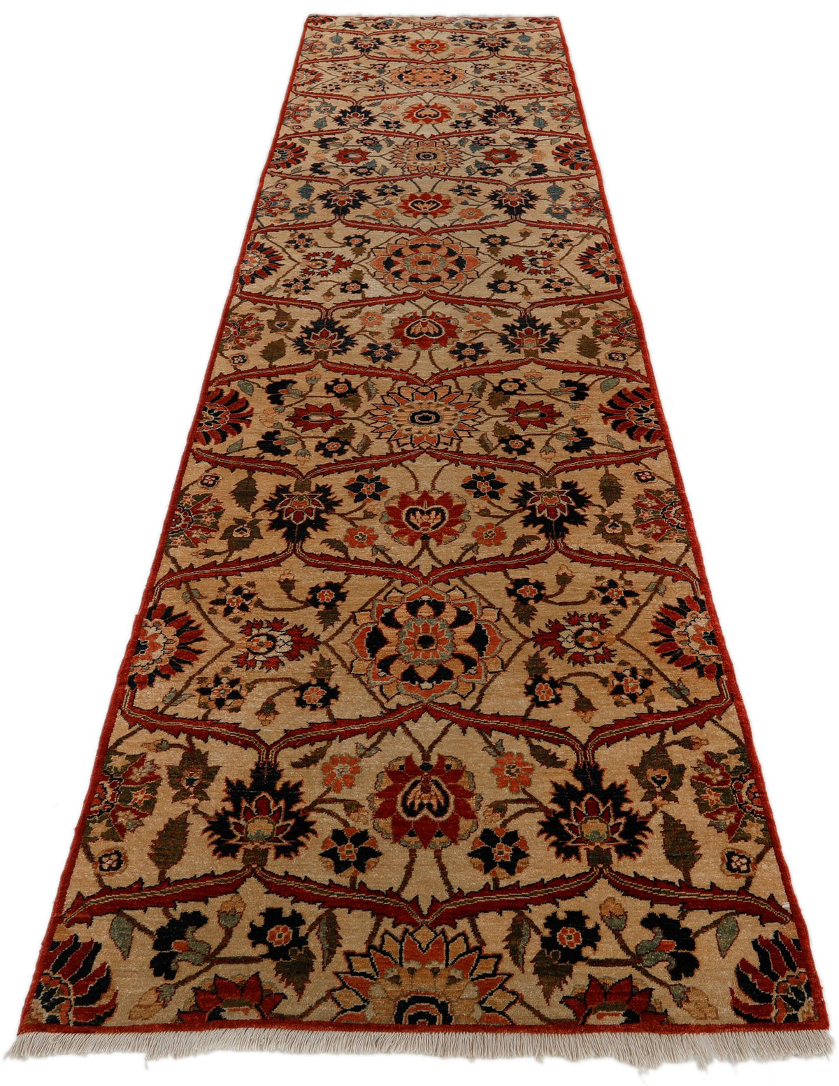 3x13 Brown and Multicolor Anatolian Traditional Runner