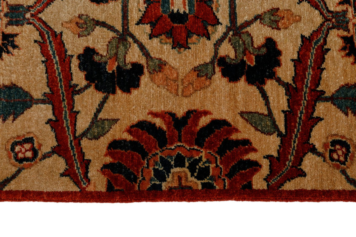 3x13 Brown and Multicolor Anatolian Traditional Runner