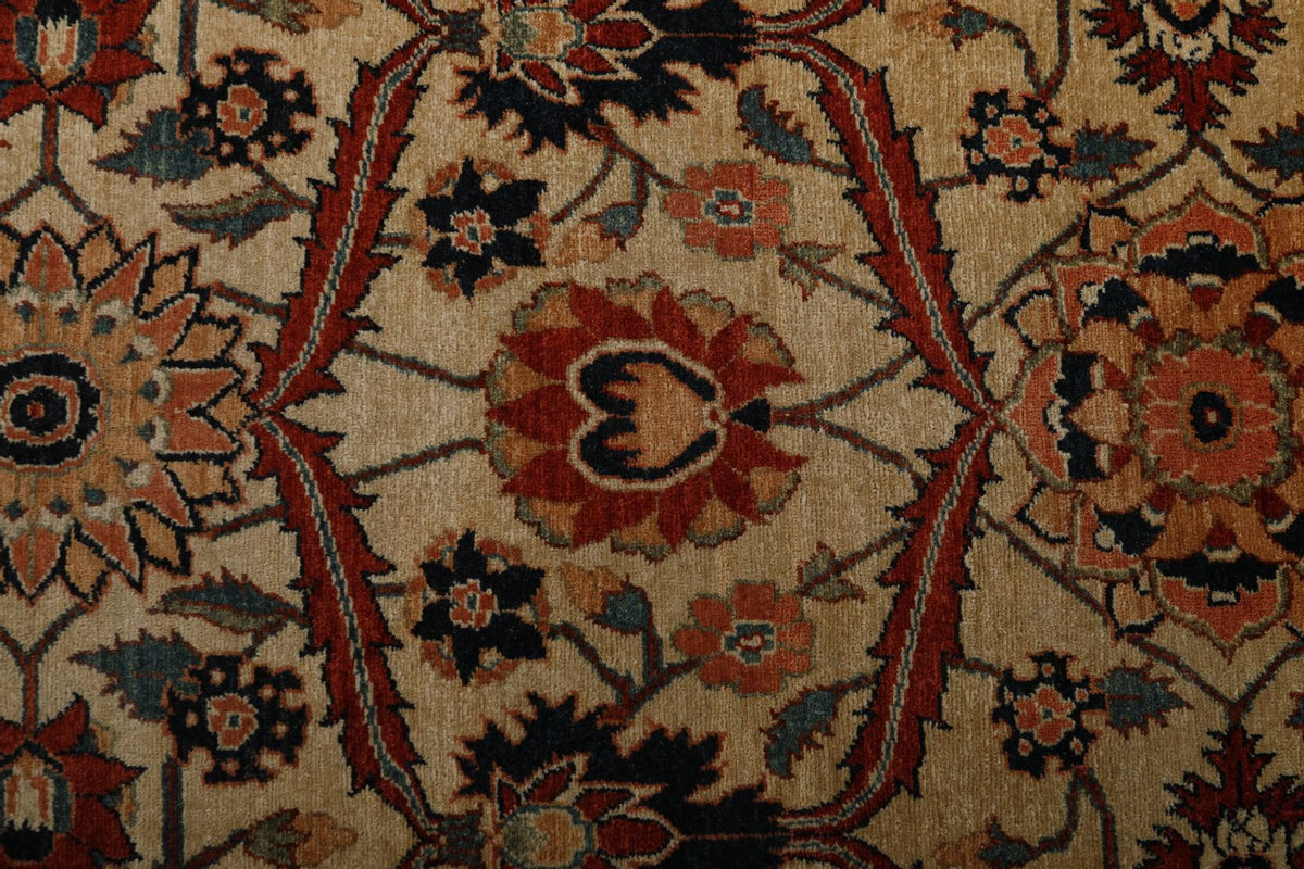 3x13 Brown and Multicolor Anatolian Traditional Runner