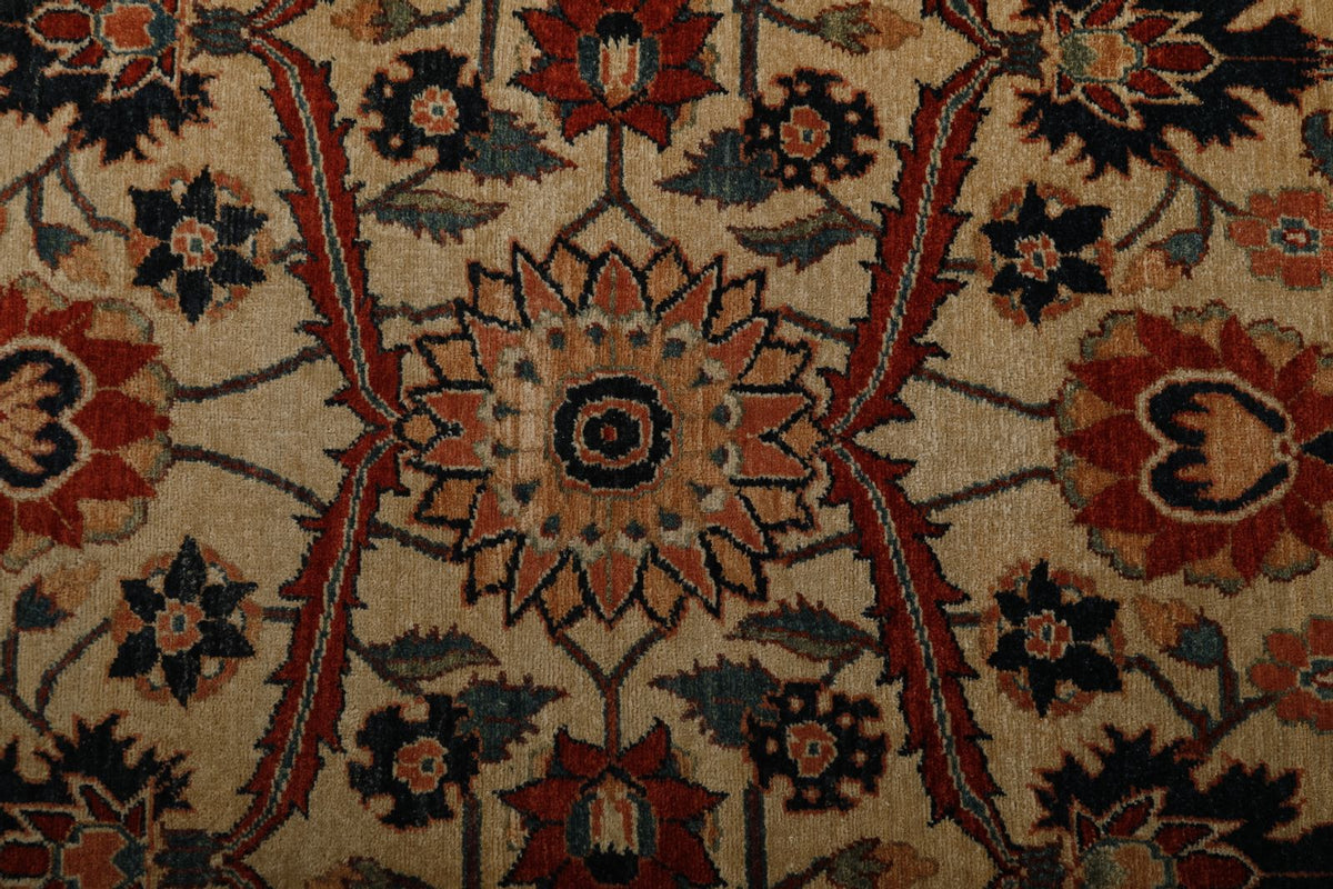 3x13 Brown and Multicolor Anatolian Traditional Runner