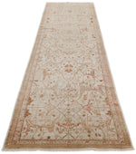 4x12 Ivory and Brown Anatolian Traditional Runner