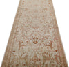 4x12 Ivory and Brown Anatolian Traditional Runner