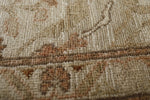 4x12 Ivory and Brown Anatolian Traditional Runner