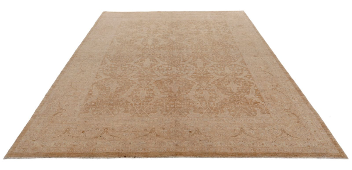 8x10 Brown and Beige Anatolian Traditional Rug