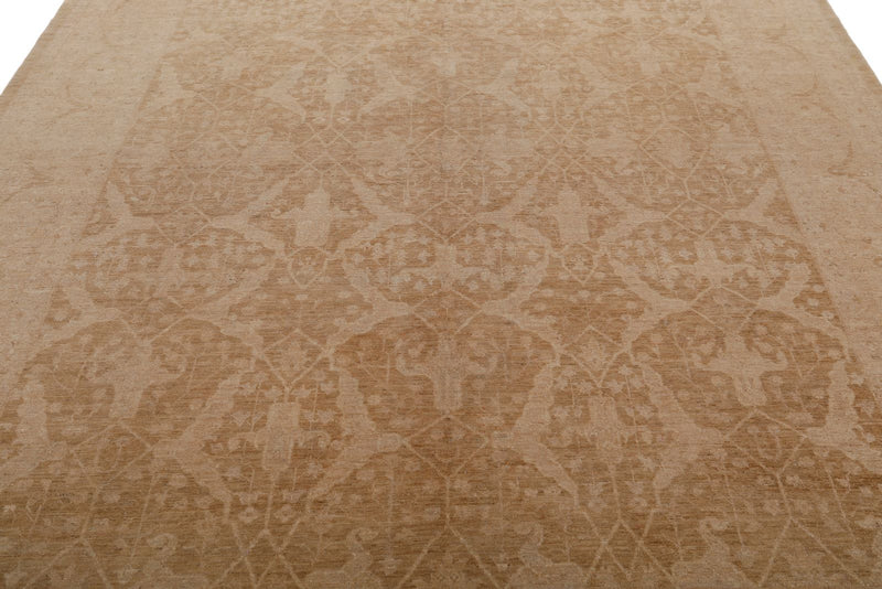 8x10 Brown and Beige Anatolian Traditional Rug