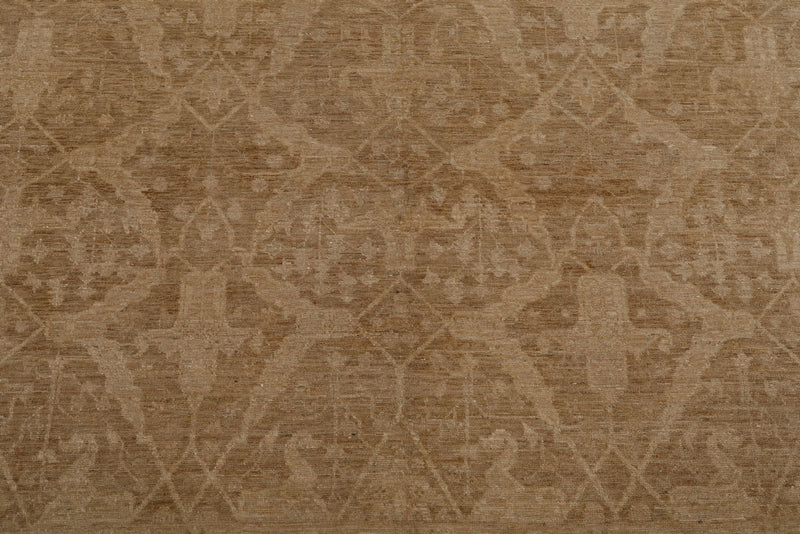8x10 Brown and Beige Anatolian Traditional Rug