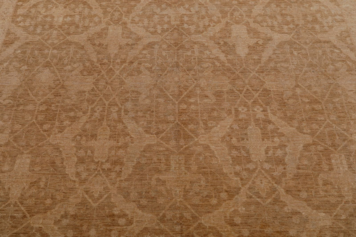 8x10 Brown and Beige Anatolian Traditional Rug